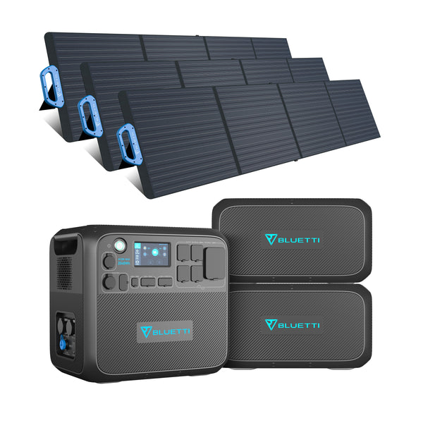 BLUETTI AC200MAX + 2*B230 + 3*PV200 | Solar Generator Kit