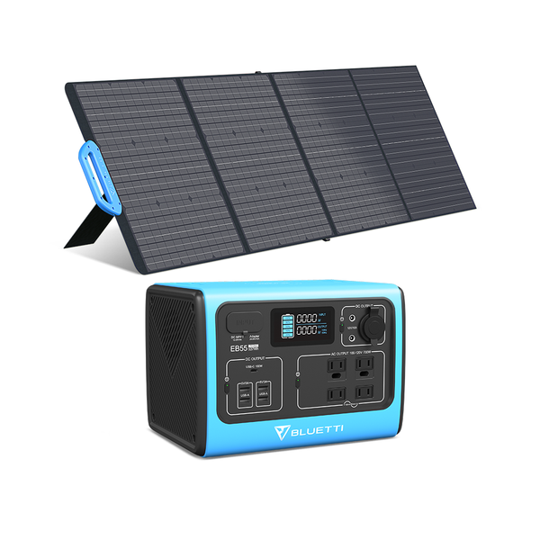 BLUETTI EB55 + 1*PV120 | Solar Generator Kit